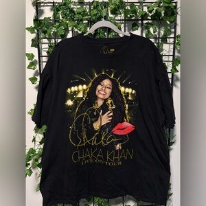 Chaka Khan Live On Tour Black Graphic Tee